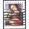 #3355 33c Madonna and Child Booklet Single 1999 Used