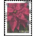 #4816 (46c Forever) Holiday Poinsettia Booklet Single 2013 Used