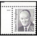 #2189 52c Hubert H. Humphrey P# Single 1991 Mint NH