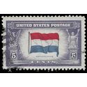 # 913 Overrun Countries Netherlands 1943 Used