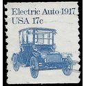 #1906 17c Electric Auto 1917 Coil Single 1981 Used