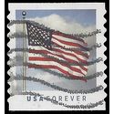 #5053 (49c Forever) U.S. Flag  Coil Single 2016 Used