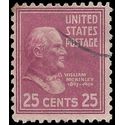 # 829 25c Presidential Issue William McKinley 1938 Used