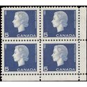 Canada # 405 1962 Used Block of 4