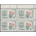 Canada # 426 1964 Used Block of 4