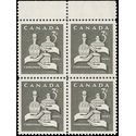 Canada # 443 1965 Used Block of 4
