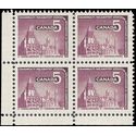 Canada # 450 1966 Used Block of 4