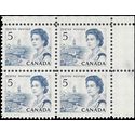 Canada # 458 1967 Used Block of 4