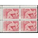 Canada # 472 1967 Used Block of 4