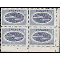 Canada # 473 1967 Used Block of 4