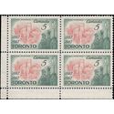 Canada # 475 1967 Used Block of 4