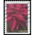 #4816 (46c Forever) Holiday Poinsettia Booklet Single 2013 Used