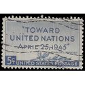 # 928 3c United Nations Conference 1945 Used