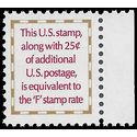 #2521 4c Rate Make Up Stamp 1991 Mint NH