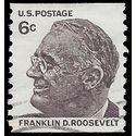 #1305 6c Franklin D. Roosevelt Coil Single 1968 Used
