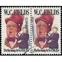 #1803 15c Performing Arts W.C. Fields 1980 Used Pair