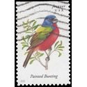#4885 Songbirds Painted Bunting Booklet Single 2014 Used