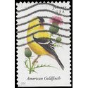#4890 Songbirds American Goldfinch Booklet Single 2014 Used