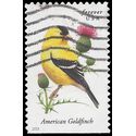 #4890 Songbirds American Goldfinch Booklet Single 2014 Used