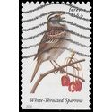 #4891 Songbirds White Throated Sparrow Booklet Single 2014 Used