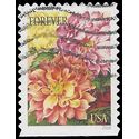 #5045 Botanical Art Dahlias Booklet Single 2016 Used
