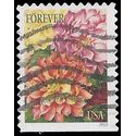 #5045 Botanical Art Dahlias Booklet Single 2016 Used