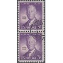 # 937 3c Alfred E. Smith 1945 Used Attached Pair