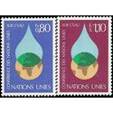 UN Geneva # 65-66 1977 Mint NH
