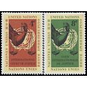 UN New York #  88-89 1960 Mint NH