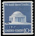 #1520 10c Jefferson Memorial Coil Single 1973 Mint NH