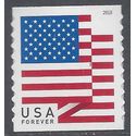 #5260 (50c Forever) US Flag Coil Single APU 2018 Mint NH