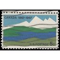 #1324 5c 100th Anniv. of Canada 1967 Used