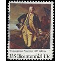 #1704 13c Washington at Princeton 1977 Used
