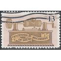 #1705 13c 100th Anniversary of the Phonograph 1977 Used