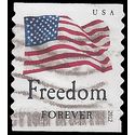 #4635 (45c Forever) Four Flags Freedom Coil Single 2012 Used