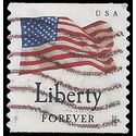 #4640 (45c Forever) Four Flags Liberty Coil Single 2012 Used