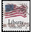 #4642 (45c Forever) Four Flags Liberty Booklet Single 2012 Used