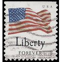 #4646 (45c Forever) Four Flags Liberty Booklet Single 2012 Used