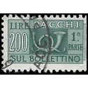 Italy #Q73 1948 Used Left Half