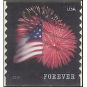 #4854 (49c Forever) Star Spangled Banner Coil Single 2014 Used