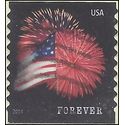 #4854 (49c Forever) Star Spangled Banner Coil Single 2014 Used