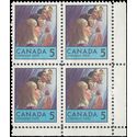 Canada # 502 1969 Used Corner Block of 4
