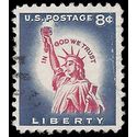 #1042 8c Statue of Liberty 1958 Used
