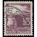 Italy # 474 1945 Used