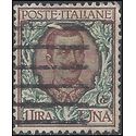 Italy #  87 1901 Used