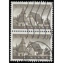 Finland # 338 1957 Used Attached Pair