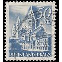 Germany Allied Occupation French Zone Rhine Palatinate #6N11 1948 Used