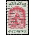 #1157 4c 150th Anniv. of Mexican Independence 1960 Used