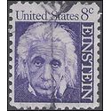 #1285a 8c Prominent Americans Albert Einstein 1966 Used