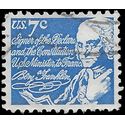 #1393d 7c Benjamin Franklin 1972 Used